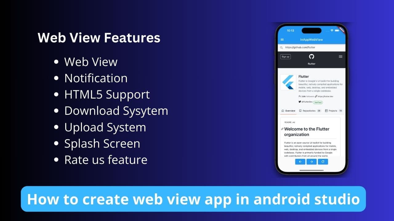 How to Create Web View app in Android Studio How to Create Web View app in Android Studio